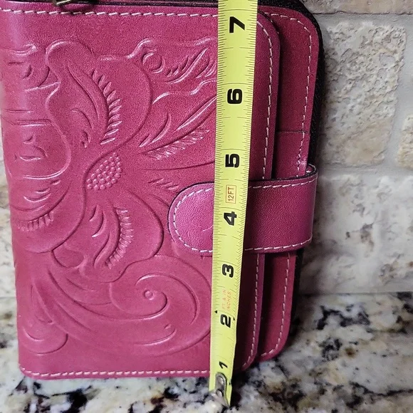 Patricia Nash Pink Tooled Fini Agenda